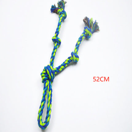 Heavy-Duty Rope Knot Dog Toys For Large Breeds Dental Health Chew And Interactive Tug Of War Play Pet Supplies