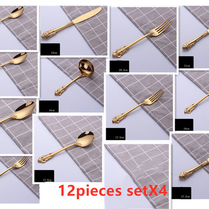 Four-piece Stainless Steel Cutlery Spoon
