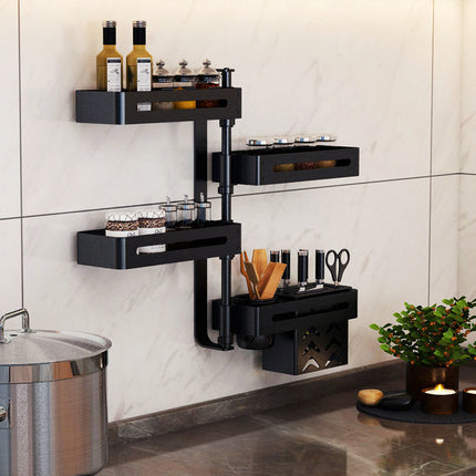 Kitchen Punch-free Multi-functional Storage Space-saving