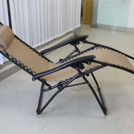 2Packs Zero Gravity Lounge Chair With Dual Side Tray Stress Relief Pillow 330lbs Max Load Per Chair Foldable For Patio Poolside Beach Fedex Shipping