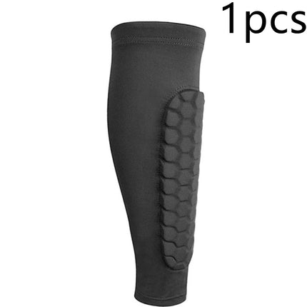 Honeycomb Shank Protection Foot Sock Men's Anti-collision Non-slip