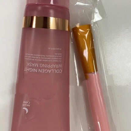 Face Night Mask Collagen Wrapping Mask Natural Ingredients Firming Elasticity & Hydration Anti-wrinkle For Skin Care