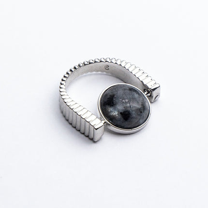 Original Fidget Spinner Rings Natural Stone Rings Replaceable Spinners For Anxiety And Stress Relief Jewelry Gifts