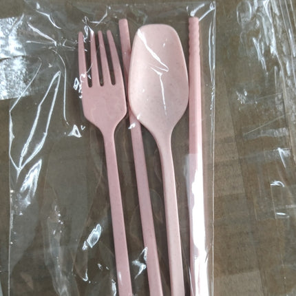 Wheat Straw, Children's Bowl, Cartoon, Wheat Chopsticks, Fork Spoon, Fruit Dish, Mickey's Bowl, Lovely Gift Set