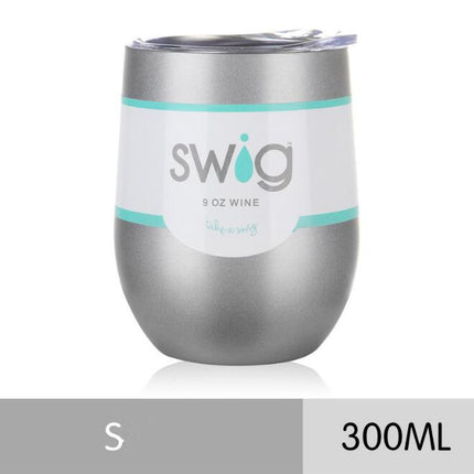 hot drink cups 9 унц. the egg in the form of a 304 stainless steel drink Tumber mug lid wine beer vacuum thermos cup