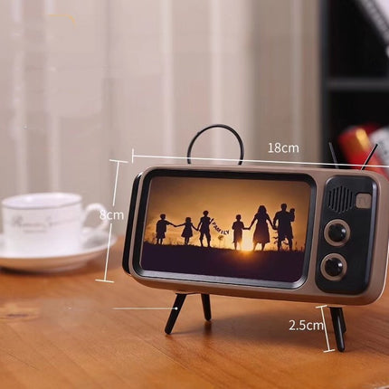 Retro TV mini portable audio
