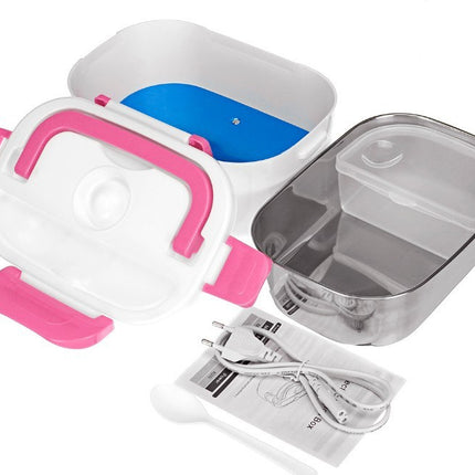 Electric lunch box food grade plastic 110v 220v plug in lunch box household appliances gift
