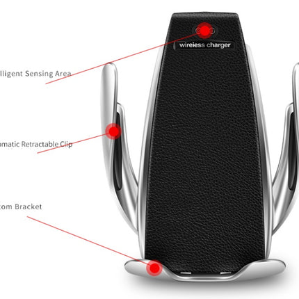 Car Wireless Charger 10W Induction Car Fast Wireless Charging With Car Phone Holder S5