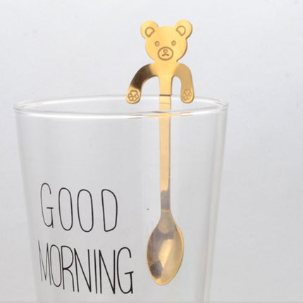 Coffee spoon, 304 creative stainless spoon, dessert spoon, cute cartoonhandle, hangingfeces coffee spoon