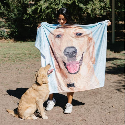 Custom Desig Flannel Blanket Knee Warm Blanket