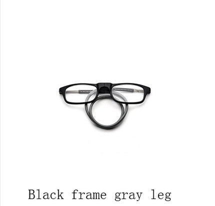 Portable Magnetic Absorption Hang Neck Reading Glasses Men Magnet Reading Glasses Women Diopter Glasses