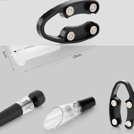 Red wine pressure bottle opener set