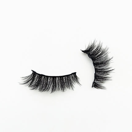 Three pairs of false eyelashes