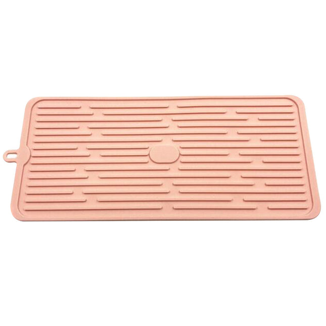 Foldable Silicone Drain Pad Non-slip Drain Drying Flume Draining Mat Non-slip Placemat For Kitchen Accessories