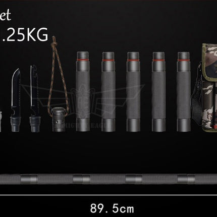 Outdoor Defense Tactical Stick Alpenstock Hiking Camping Equipment Multifunctional Walking Stick