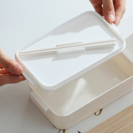 Rectangular wooden lunch box student lunch box