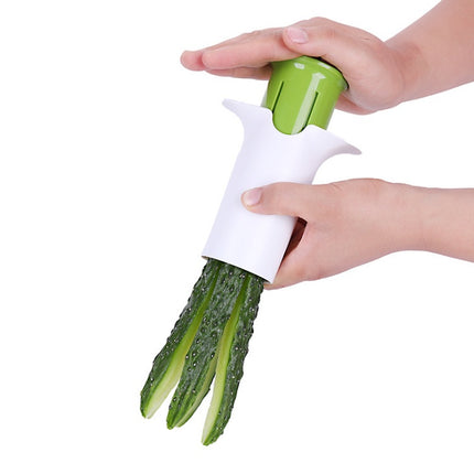 Creative Vegetable Cutters Fruit Kitchen Cucumber Carrot Divider Strawberry Slicer Splitter Kitchen Gadget Accessories