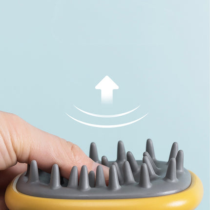 Silicone Head Body Scalp Massage Shampoo Brush Multiple Color Promote Blood Circulation