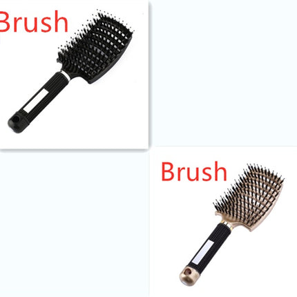 Hairbrush Anti Klit Brushy Haarborstel Women Detangler Hair Brush Bristle Nylon Scalp Massage  Teaser Hair Brush Comb