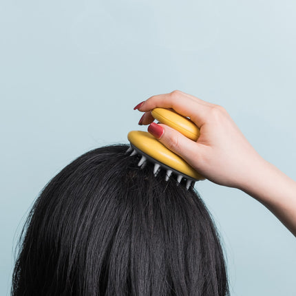 Silicone Head Body Scalp Massage Shampoo Brush Multiple Color Promote Blood Circulation