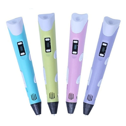 3D print pen 3D pen two generation graffiti 3D stereoscopic paintbrush children puzzle painting toys