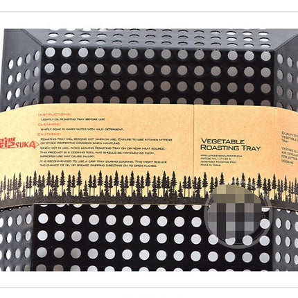 Barbecue dish barbecue tool enamel baking dish vegetable dish baked potato baking dish outdoor barbecue tray