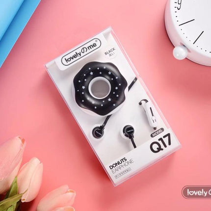 Creative donut winding music subwoofer mobile phone diy big computer headset wired girl male sports gift