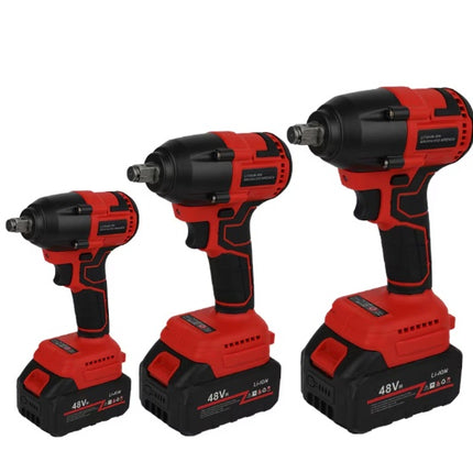 One Piece Portable 48V Cordless Impact Wrench, Cordless Drill Kit, Brushless Impact Wrench, Drill Kit With Batteries, Accessories And Toolkit For Car Tires, Electric Bikes, Garden Sheds
