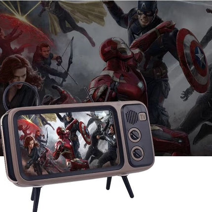 Retro TV mini portable audio