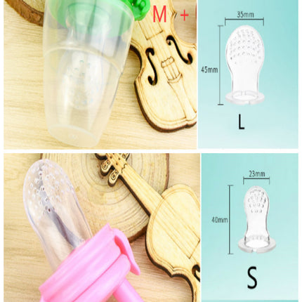 New Baby Silicone Pacifier, Encapsulated To Soothe Complementary Food Feeding Artifact