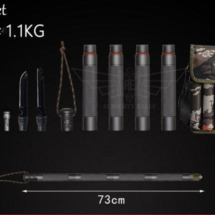 Outdoor Defense Tactical Stick Alpenstock Hiking Camping Equipment Multifunctional Walking Stick