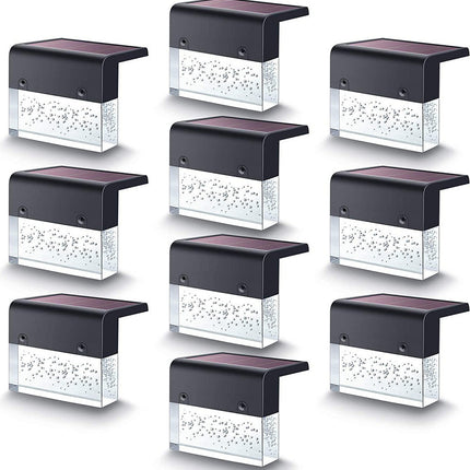 Waterproof New RGB LED Solar Light Step Fence Light