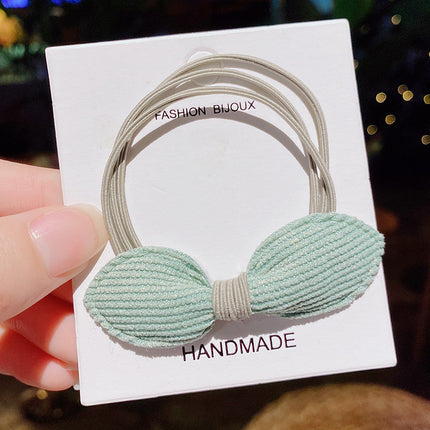 Children Tie The Hair Without Hurting The Hair Bowknot Rabbit Ear Rubber Band