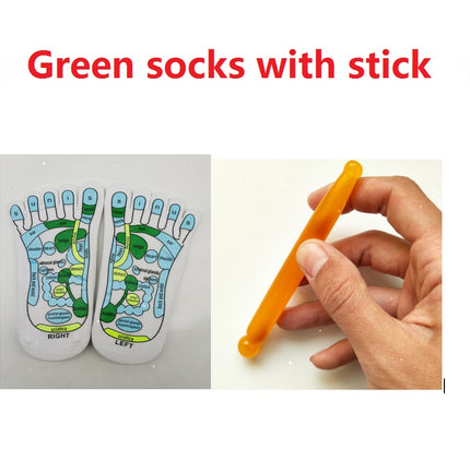 Massage Relieve Tired Feet Socks Acupressure Foot Massager Reflexology Socks Foot Point Sock Foot Point Tool Physiotherapy Sock