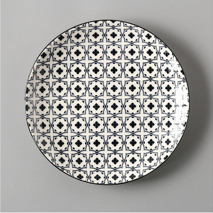 Creative Japanese  Ceramic Dishes Dishes Dishes Large Flat Rice Dishes