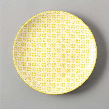 Creative Japanese  Ceramic Dishes Dishes Dishes Large Flat Rice Dishes