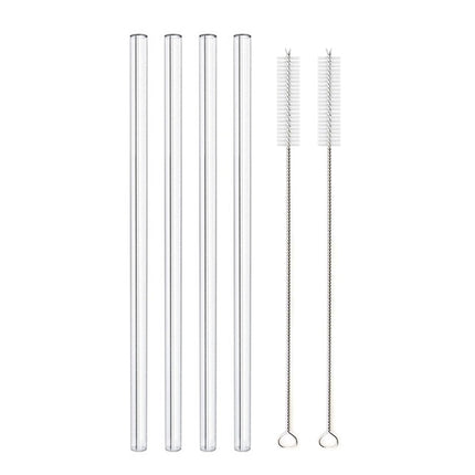 Glass Straws, Pearl Milk Tea Coarse Drinking Straws, Non-disposable Transparent Water Cups, Long Straws