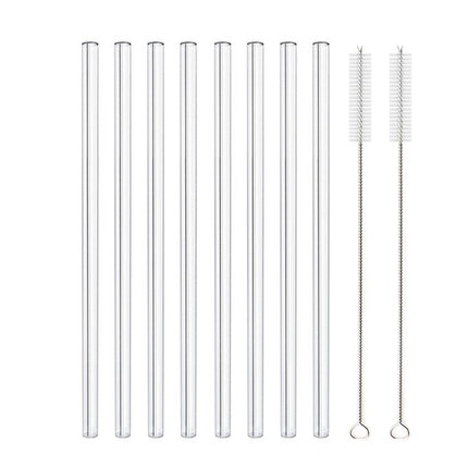 Glass Straws, Pearl Milk Tea Coarse Drinking Straws, Non-disposable Transparent Water Cups, Long Straws