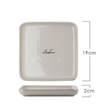 Light Luxury Ceramic Tableware Couple Tableware