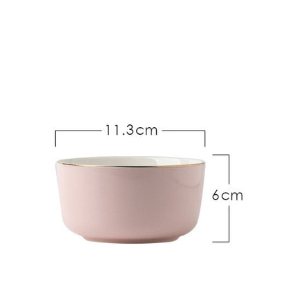 Light Luxury Ceramic Tableware Couple Tableware