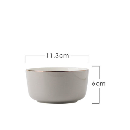 Light Luxury Ceramic Tableware Couple Tableware