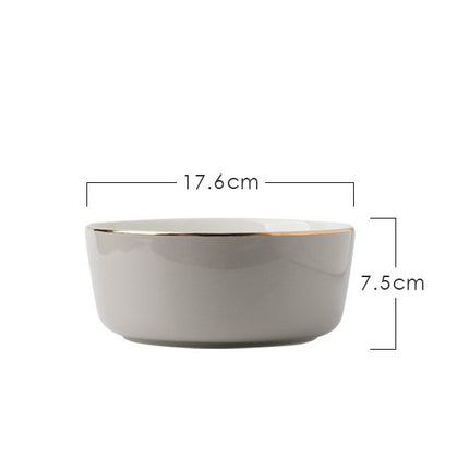 Light Luxury Ceramic Tableware Couple Tableware
