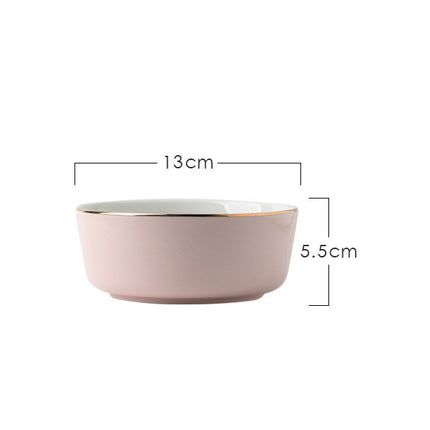 Light Luxury Ceramic Tableware Couple Tableware