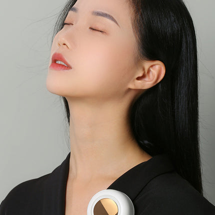 Mini Clip Fan Hanging Waist Neck Fan Girl Electric Air Cooling Fan 900mah USB Leafless Fan 3 Speeds For Outdoor Camping Fishing