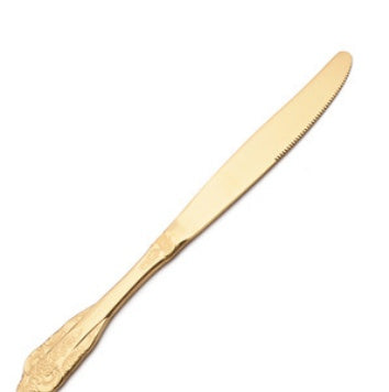 European-Style Tableware Palace Retro Carved Steak Cutlery Spoon Coffee Small Spoon Dessert Spoon Hotel Cutlery Spoon Set