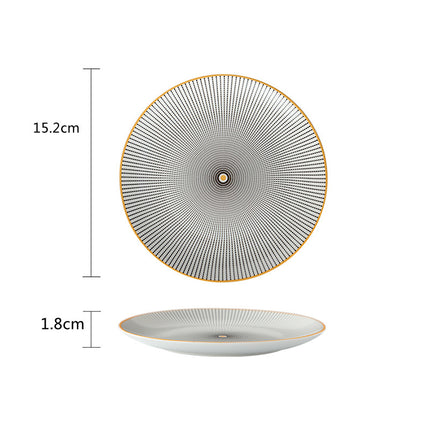 Nordic Style Home Breakfast Steak Plate