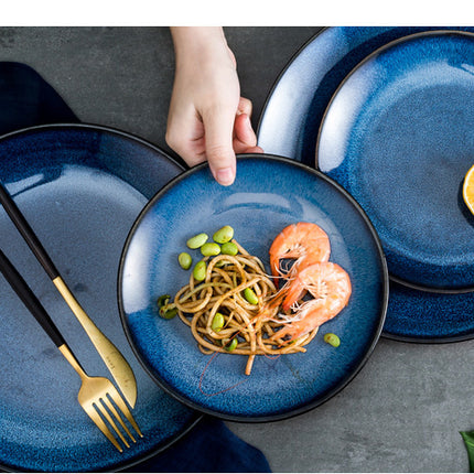 European-Style Ceramic Plate, Western Plate, Steak Plate, Disc Cake Plate, Pasta Plate, Breakfast Plate, Kiln Change Plate, Underglaze Tableware