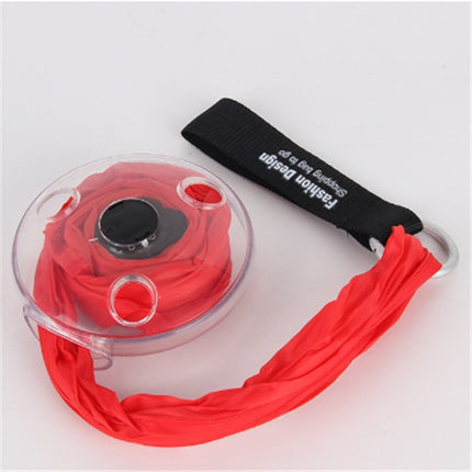 Disc folding portable shopping bag