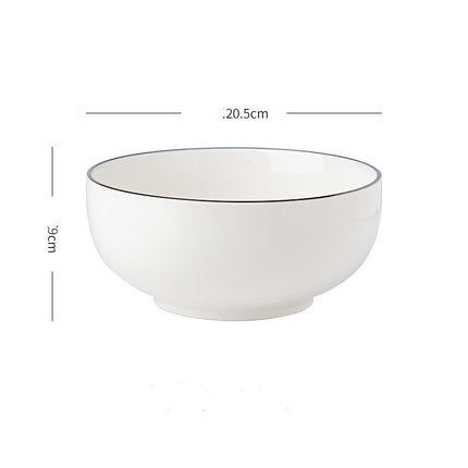 Japanese Ceramic Dish, Deep Dish, Home Bone Dish