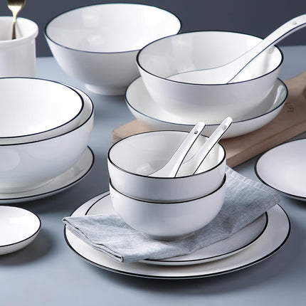 Japanese Ceramic Dish, Deep Dish, Home Bone Dish